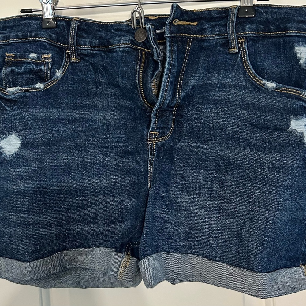 Women's Blue Denim Shorts